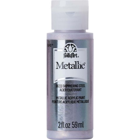 FolkArt ® Metallics - Shimmering Steel, 2 oz. - 36223