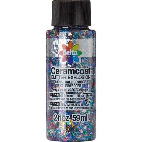 Delta Ceramcoat ® Glitter Explosion™ - Kaleidoscope, 2 oz. - 03095