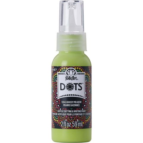 FolkArt® Dots™ Acrylic Paint - Grassy Meadow, 2 oz. - 12045