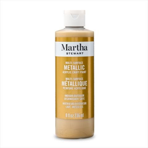 Martha Stewart™ Gold - Multi-Surface Metallic Paint - 8 oz. - 68701