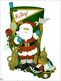 Bucilla ® Seasonal - Felt - Stocking Kits - Sports Santa - 85322