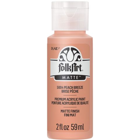 FolkArt ® Acrylic Colors - Peach Breeze, 2 oz. - 51014