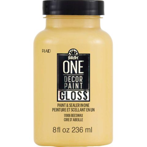 FolkArt ® One Décor Paint™ Gloss - Beeswax, 8 oz. - 11906