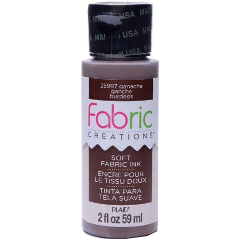 Fabric Creations™ Soft Fabric Inks - Ganache, 2 oz. - 25997