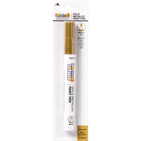 Plaid ® Painter's Palette™ Metallic Paint Pen - Gold - 23265