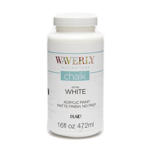 Waverly ® Inspirations Chalk Finish Acrylic Paint - White, 16 oz. - 60746E