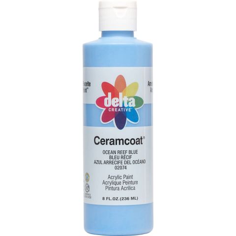 Delta Ceramcoat ® Acrylic Paint - Ocean Reef Blue, 8 oz. - 020740802W