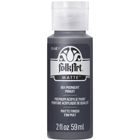 FolkArt ® Acrylic Colors - Midnight, 2 oz. - 964