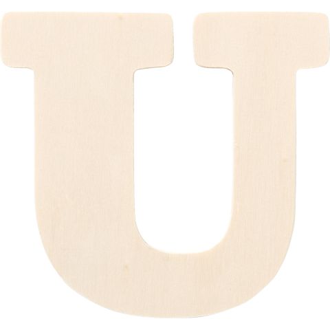 Plaid ® Painter's Palette™ Wood Letter - U. 4 inch - 23884