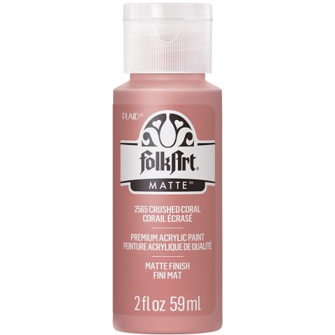 FolkArt ® Acrylic Colors - Crushed Coral, 2 oz. - 2565