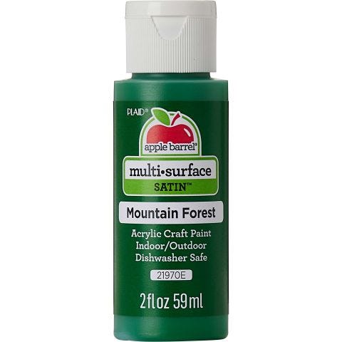 Apple Barrel ® Multi-Surface Satin Acrylic Paints - Mountain Forest, 2 oz. - 21970E