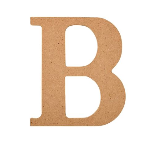 Plaid ® Wood Surfaces - 5 inch MDF Letter - B - 63555