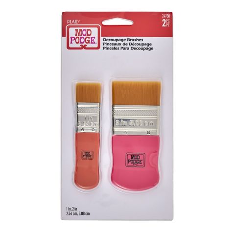 Mod Podge ® Decoupage Brushes 1" & 2” 2pc - 24780