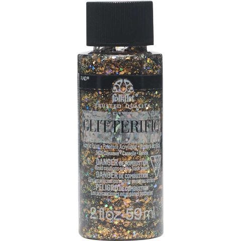 FolkArt ® Glitterific™ Acrylic Paint - Cinnamon, 2 oz. - 5928