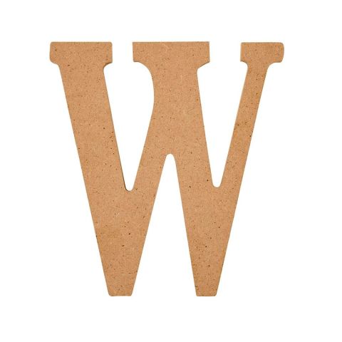 Plaid ® Wood Surfaces - 5 inch MDF Letter - W - 63576