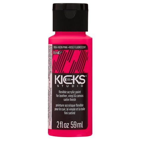 Kicks™ Studio Flexible Acrylic Paint - Neon Pink, 2 oz. - 70654