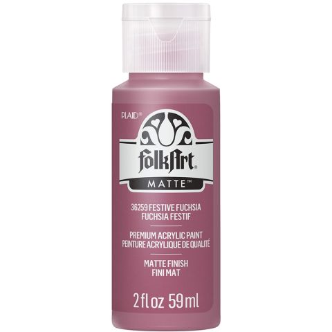 FolkArt ® Acrylic Colors - Festive Fuschia, 2 oz. - 36259