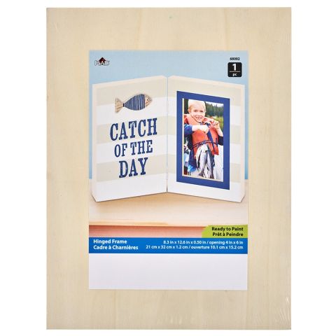 Plaid ® Wood Surfaces - 8.3" Hinged Photo Frame - 68002