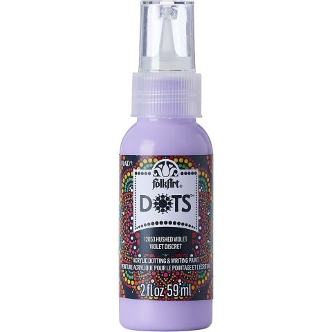 FolkArt® Dots™ Acrylic Paint - Hushed Violet, 2 oz. - 12053