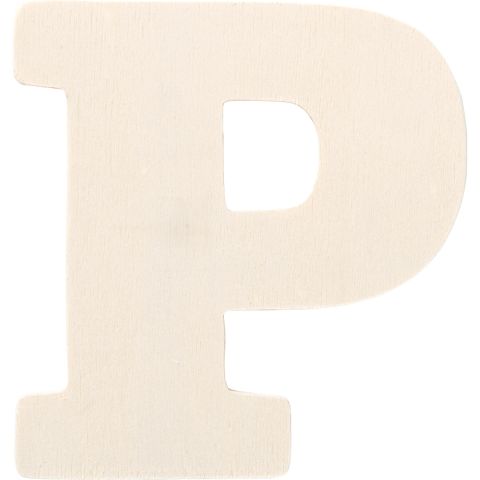 Plaid ® Painter's Palette™ Wood Letter - P. 4 inch - 23880