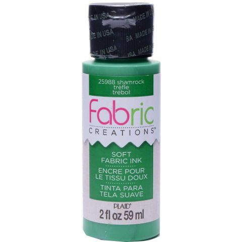 Fabric Creations™ Soft Fabric Inks - Shamrock, 2 oz. - 25988