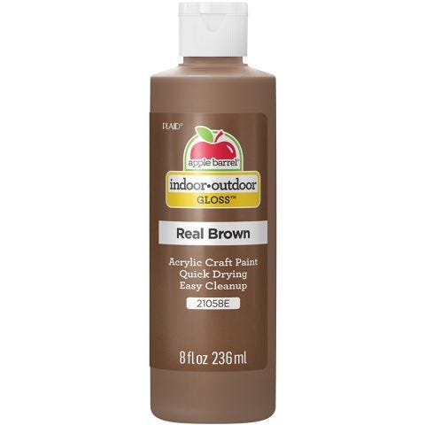 Apple Barrel ® Gloss™ - Real Brown, 8 oz. - 21058E