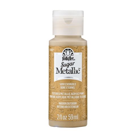 FolkArt ® Sugar Metallic™ Acrylic Paint - Evergold, 2 oz. - 50911