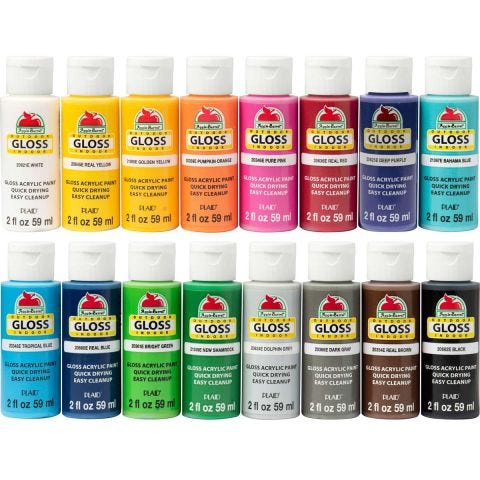 Apple Barrel ® Gloss™ 16 Color Set - PROMOABG