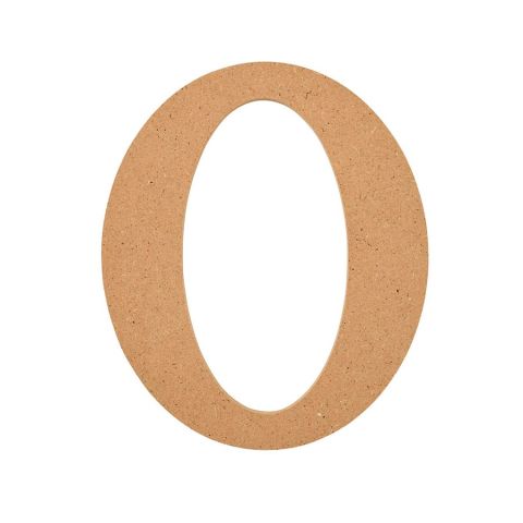 Plaid ® Wood Surfaces - 5 inch MDF Letter - O - 63568