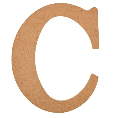 Plaid ® Wood Surfaces - 8 inch MDF Letter - C - 63582