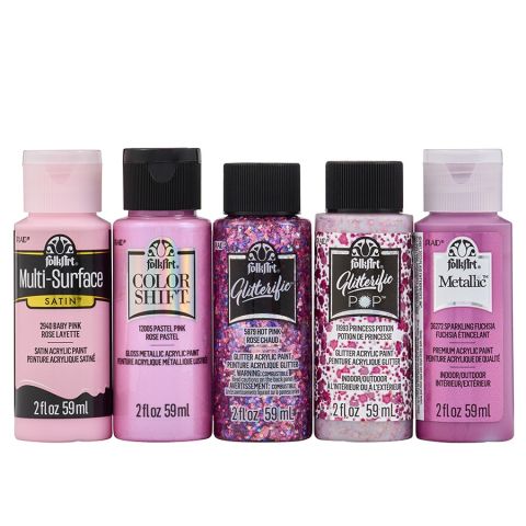 FolkArt ® Best Pink Metallic Acrylic Color Kit - 96424