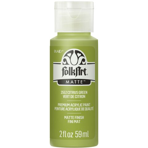 FolkArt ® Acrylic Colors - Citrus Green, 2 oz. - 2552