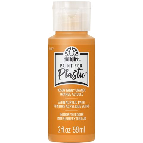 FolkArt ® Paint For Plastic™ - Tangy Orange, 2oz. - 36506