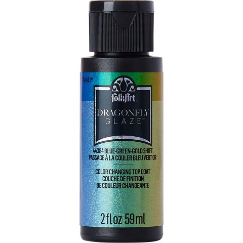 FolkArt ® Dragonfly Glaze™ - Blue-Green-Gold, 2 oz. - 44384