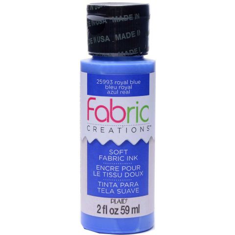 Fabric Creations™ Soft Fabric Inks - Royal Blue, 2 oz. - 25993