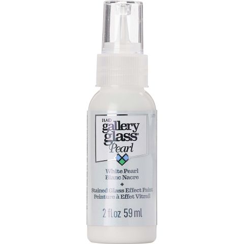 Gallery Glass ® Stained Glass Effect Paint - White Pearl, 2 oz. - 19715