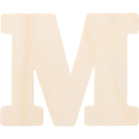 Plaid ® Painter's Palette™ Wood Letter - M. 4 inch - 23877