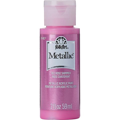 FolkArt ® Metallics - Rose, 2 oz. - 652