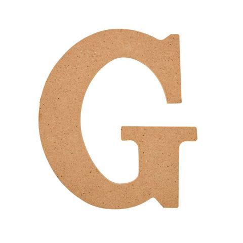 Plaid ® Wood Surfaces - 5 inch MDF Letter - G - 63560