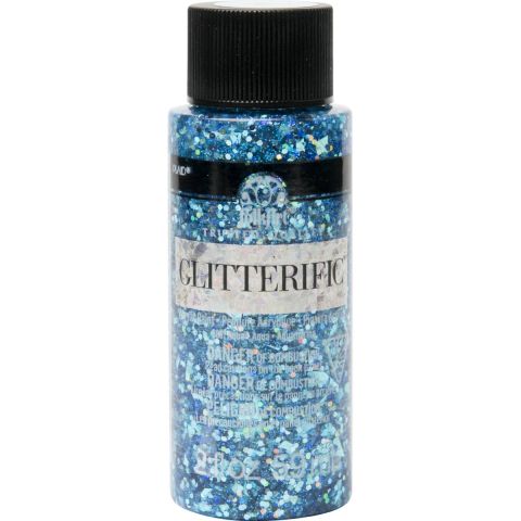 FolkArt ® Glitterific™ Acrylic Paint - Aqua, 2 oz. - 5881