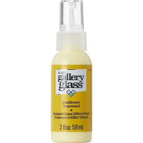 Gallery Glass ® Stained Glass Effect Paint - Sunflower, 2 oz. - 20032