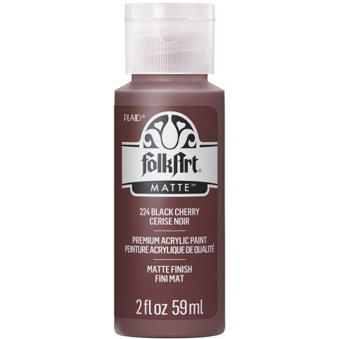 FolkArt ® Acrylic Colors - Black Cherry, 2 oz. - 224