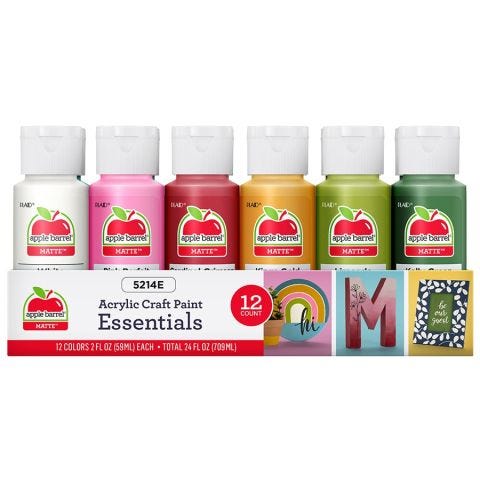 Apple Barrel ® Colors Acrylic Paint Essentials 12 Color Set - 5214E