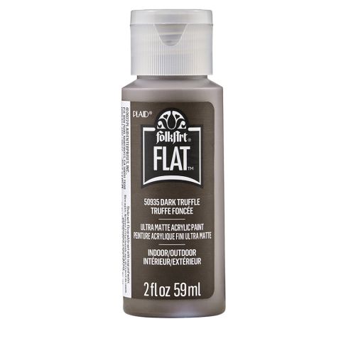 FolkArt ® Flat™ Ultra Matte Acrylic Paint - Dark Truffle, 2 oz. - 50935