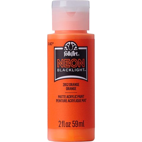 FolkArt ® Neon Blacklight™ Colors - Orange, 2 oz. - 2852