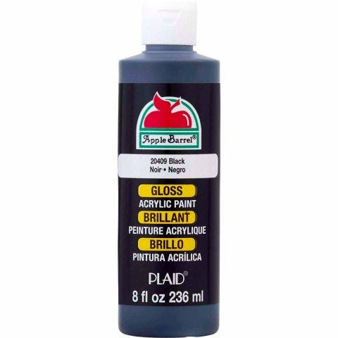 Apple Barrel ® Gloss™ - Black, 8 oz. - 20409