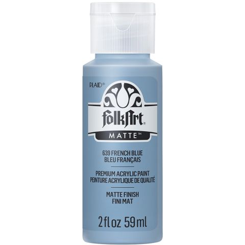 FolkArt ® Acrylic Colors - French Blue, 2 oz. - 639