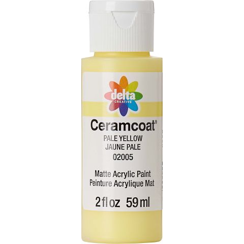 Delta Ceramcoat ® Acrylic Paint - Pale Yellow, 2 oz. - 020050202W