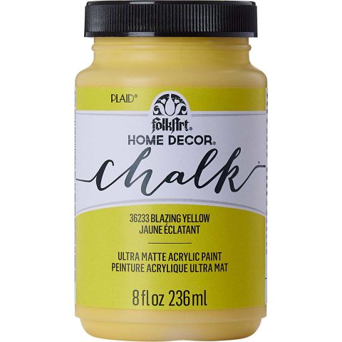 FolkArt ® Home Decor™ Chalk - Blazing Yellow, 8 oz. - 36233