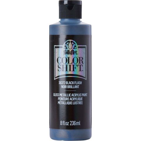 FolkArt ® Color Shift™ Acrylic Paint - Black Flash, 8 oz. - 36372